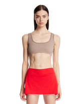 Beige NikeSKIMS Scoop Neck Bra | PDP | Antonia