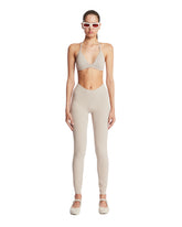 NikeSKIMS Beige Studio Stretch Triangle Top | PDP | Antonia
