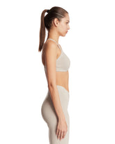 NikeSKIMS Beige Studio Stretch Triangle Top | PDP | Antonia