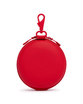Red NikeSKIMS Round Rigid Pouch | PDP | Antonia