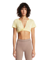 NikeSKIMS Crop Top Con Scollo A V Giallo | All | Antonia