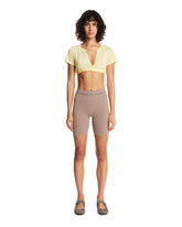 NikeSKIMS Crop Top Con Scollo A V Giallo | All | Antonia