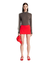 Gray NikeSKIMS Long Sleeve Polo | PDP | Antonia