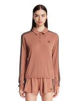Brown NikeSKIMS Long Sleeve Polo | PDP | Antonia