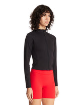 Black NikeSKIMS Zip-Up Jacket | PDP | Antonia