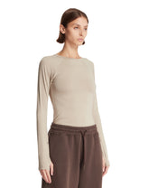 On x FKA Twigs Beige Studio Long-T T-Shirt | PDP | Antonia