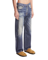Jeans Azure Print Third Cut Blu | PDP | Antonia