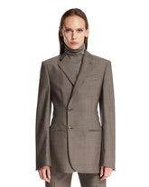 Gray Clean Break Jacket | PDP | Antonia