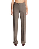 Gray Clean Break Trousers | PDP | Antonia