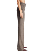 Gray Clean Break Trousers | PDP | Antonia