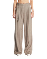 Gray Clean Break Trousers | PDP | Antonia