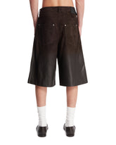 Shorts In Pelle Marroni | PDP | Antonia