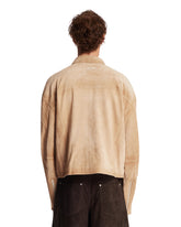 Beige Suede Jacket | PDP | Antonia