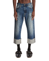 Blue X-Boyfriend Cuffed Jeans | PDP | Antonia