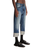 Blue X-Boyfriend Cuffed Jeans | PDP | Antonia