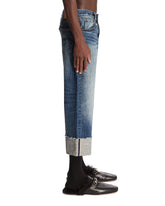 Blue X-Boyfriend Cuffed Jeans | PDP | Antonia