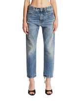 Blue Cropped Jeans | PDP | Antonia