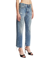 Blue Cropped Jeans | PDP | Antonia