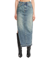 Gonna Midi In Denim | PDP | Antonia