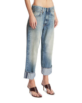 Jeans Cuffed X-Boyfriend Crop Blu | PDP | Antonia