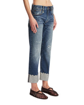 Blue Turn-Up Jeans | PDP | Antonia