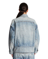 Blue Washed Denim Jacket | PDP | Antonia
