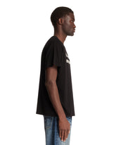 Black Two Words One Finger T-Shirt | PDP | Antonia