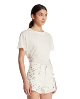 T-Shirt Girocollo Bianca | PDP | Antonia