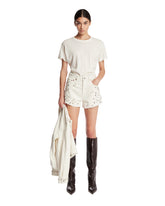 White Crew Neck T-Shirt | PDP | Antonia