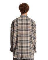 Camicia A Quadri In Cotone Grigia | PDP | Antonia
