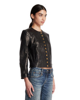 Giacca In Pelle Nera | PDP | Antonia