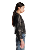 Giacca In Pelle Nera | PDP | Antonia