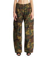 Camouflage Barrel Cargo Jeans | PDP | Antonia