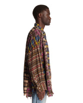 Multicolor Plaid Multi-Panel Jacket | PDP | Antonia