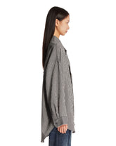 Black Shawl Collar Shirt | PDP | Antonia