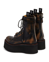 Stivaletti Stack In Pelle Neri | PDP | Antonia
