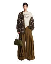 Cardigan Animalier In Lana Marrone | PDP | Antonia