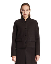 Gray Walker Wool Jacket | PDP | Antonia