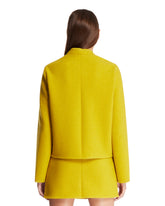 Ochre Yellow Walker Wool Jacket | PDP | Antonia