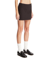 Gray Wool Miniskirt | PDP | Antonia