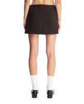 Gray Wool Miniskirt | PDP | Antonia