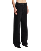 Jeans A Gamba Ampia Neri | PDP | Antonia