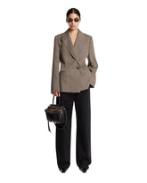 Beige Wool Hourglass Blazer | PDP | Antonia