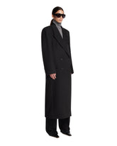Black Long Wool Coat | PDP | Antonia