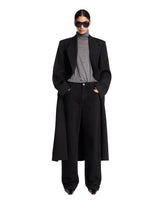 Black Long Wool Coat | PDP | Antonia