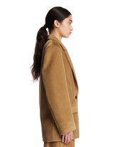 Beige Corduroy Oversized Blazer | PDP | Antonia