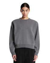 Maglione Girocollo In Lana Grigio | PDP | Antonia