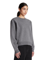 Maglione Girocollo In Lana Grigio | PDP | Antonia
