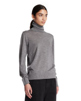 Maglione A Collo Alto In Lana Grigio | PDP | Antonia