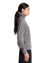 Maglione A Collo Alto In Lana Grigio | PDP | Antonia